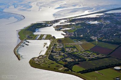 Luftbild Marinestützpunkt